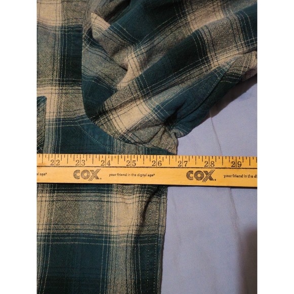 RRL Ralph Lauren Plaid Twill Towns Camp Shirt Workshirt Men's XXL - Picture 7 of 8